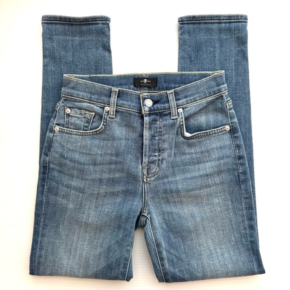 Seven For All Mankind Broken Twill Josefina Jeans Size 23 - Picture 3 of 10
